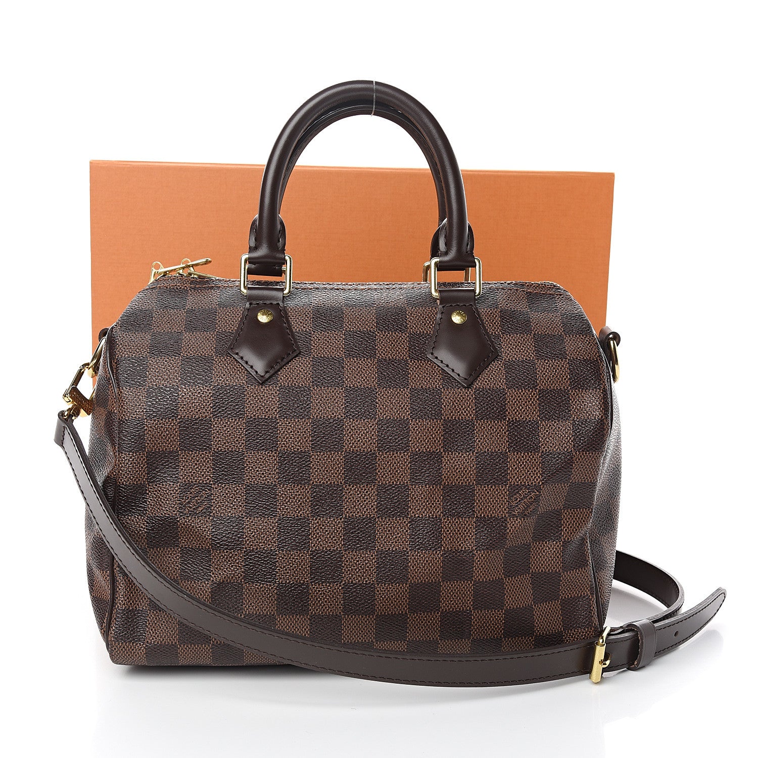 Louis Vuitton Damier Ebene Speedy Bandouliere 25 12 of 12