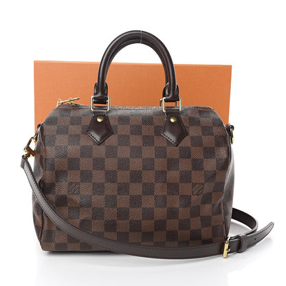 Louis Vuitton Damier Ebene Speedy Bandouliere 25 12 of 12