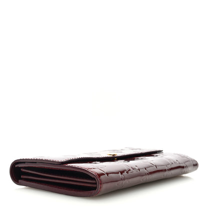 Louis Vuitton Vernis Sarah Wallet Rouge Fauviste 4 of 6