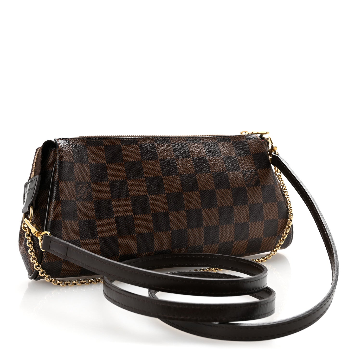 Louis Vuitton Damier Ebene Eva Clutch 3 of 16