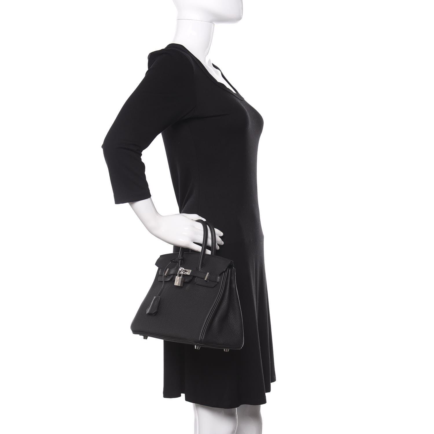 Hermes Togo Birkin 25 Black 2 of 10