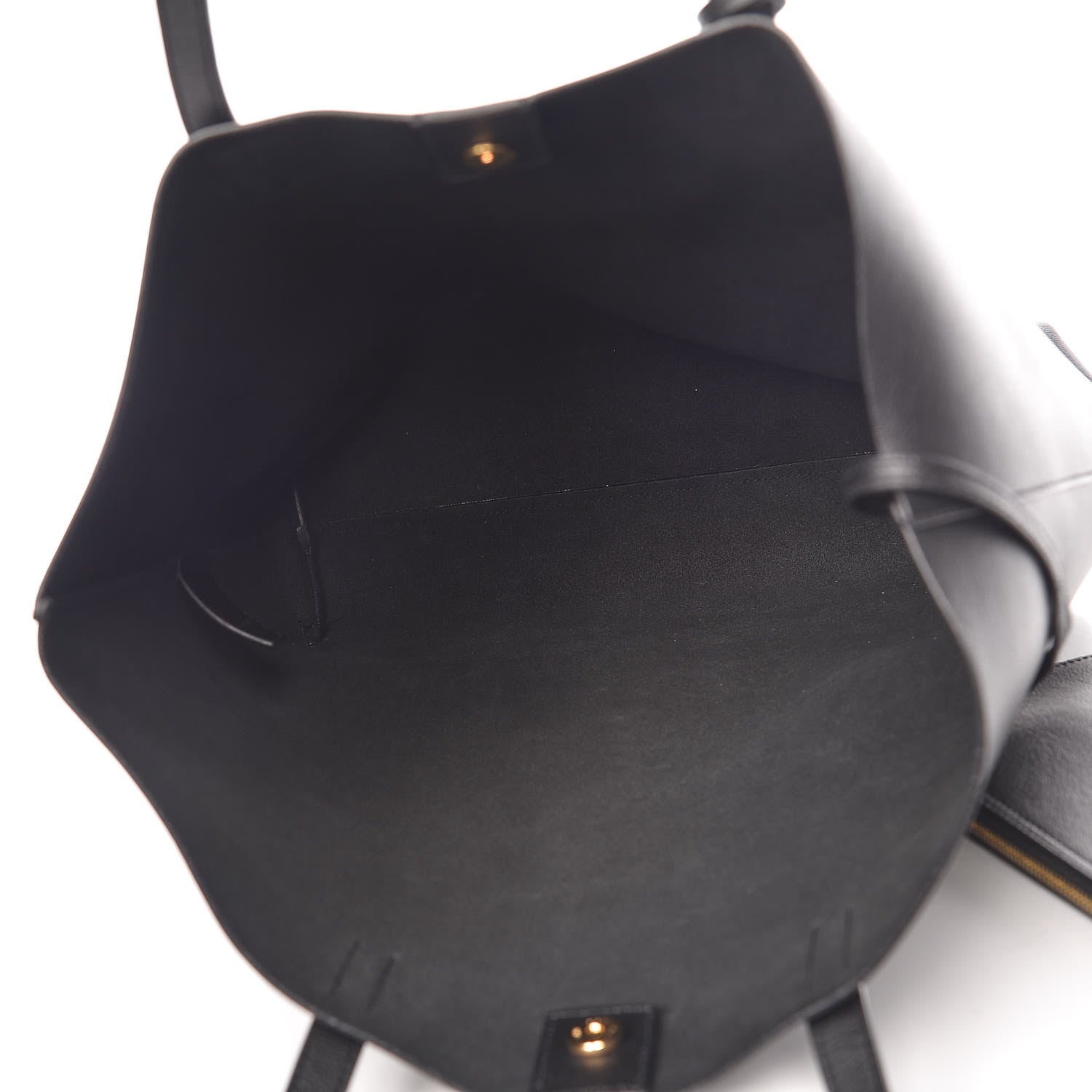 Saint Laurent Calfskin Medium Shopping Tote Black 8 of 18