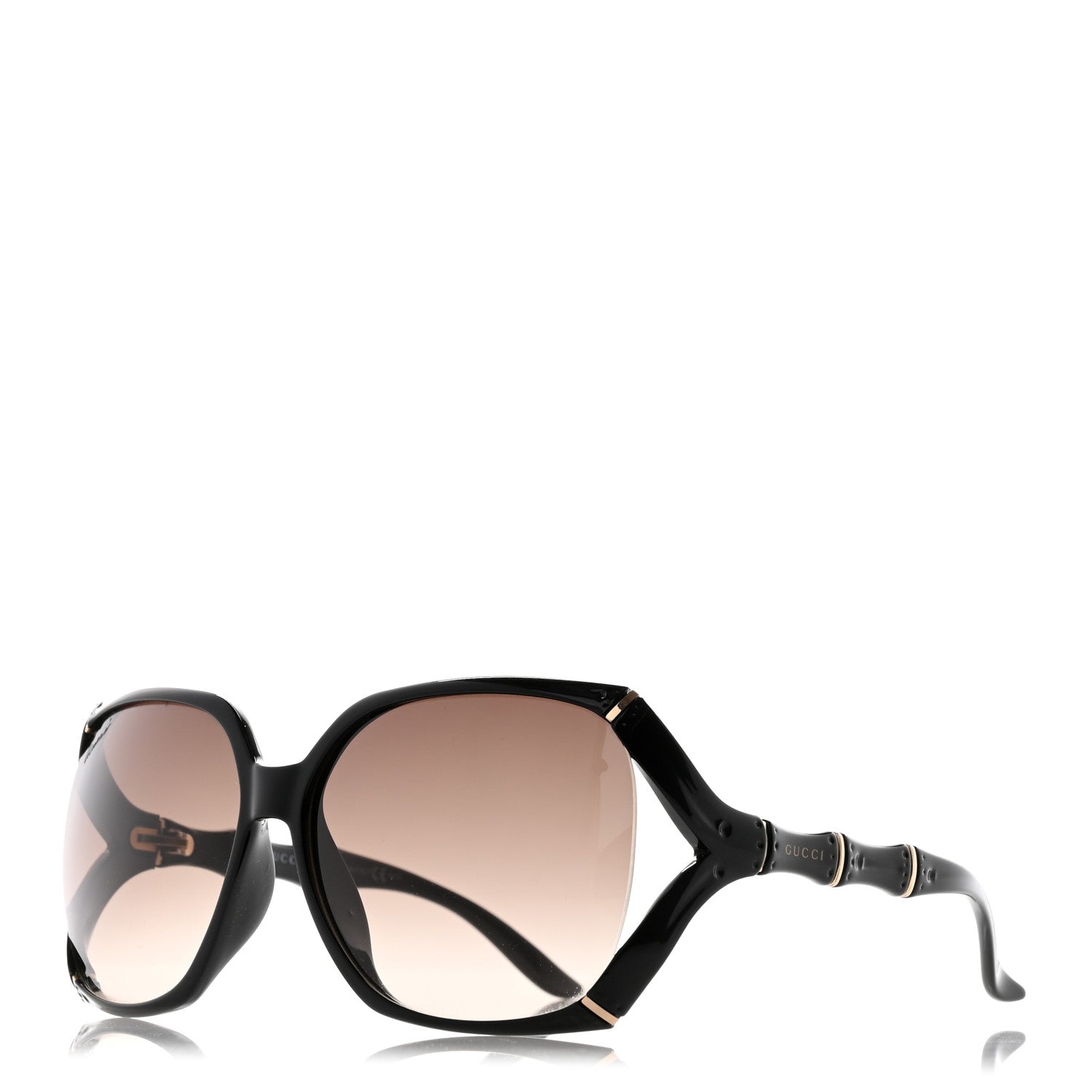 Gucci Bamboo Effect Sunglasses GG 3508S Black 1 of 8