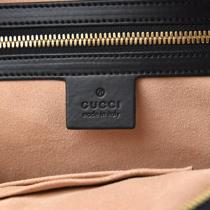 Gucci GG Supreme Monogram Bees Print Small Day Backpack Beige Oro Black 5 of 9