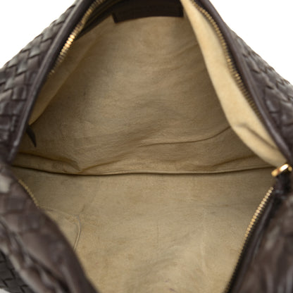Bottega Veneta Nappa Intrecciato Large Veneta Hobo Ebano 5 of 15