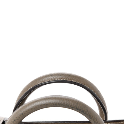 Celine Drummed Calfskin Nano Luggage Souris 12 of 16
