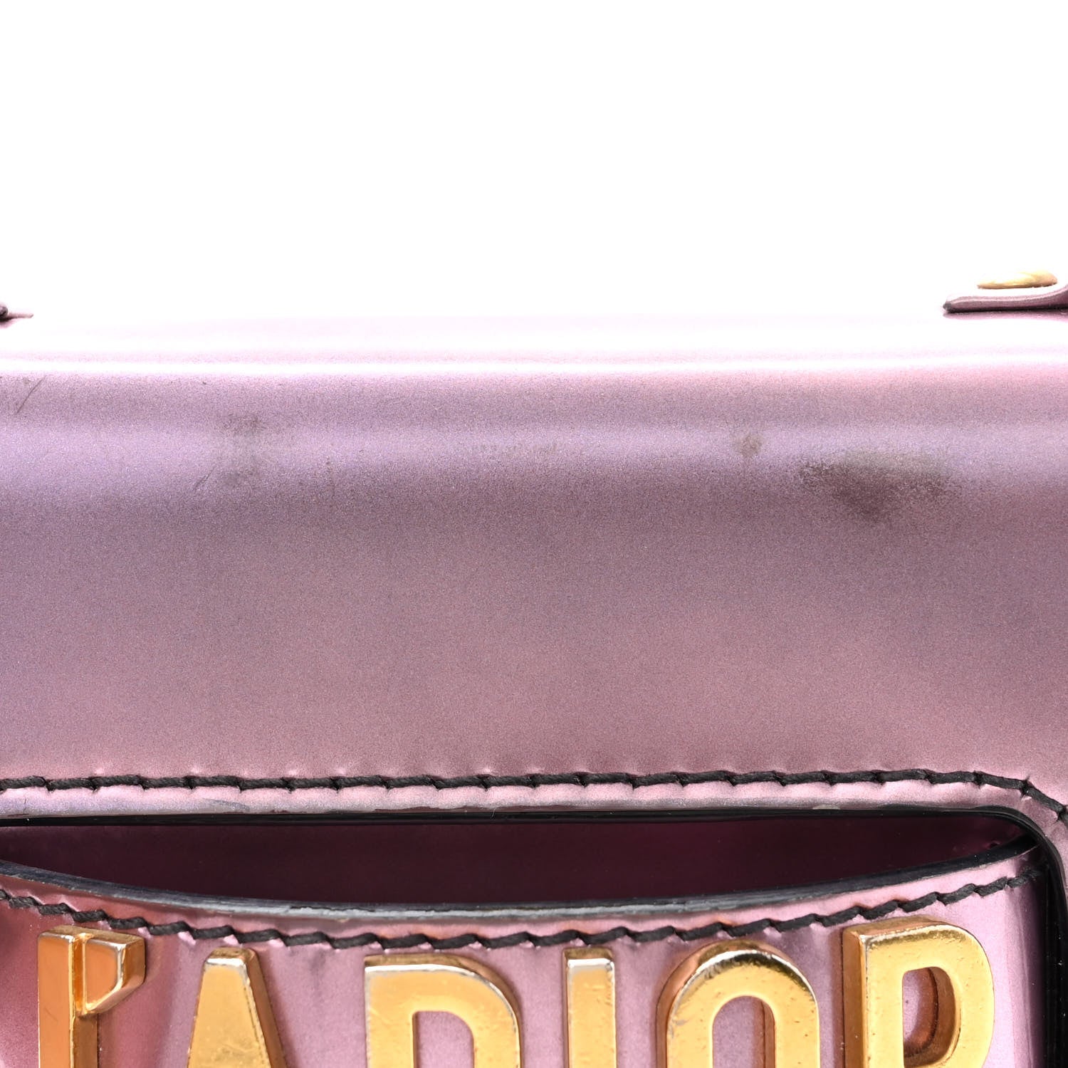 Christian Dior Metallic Calfskin J'Adior Mini Chain Flap Bag Pink 13 of 16