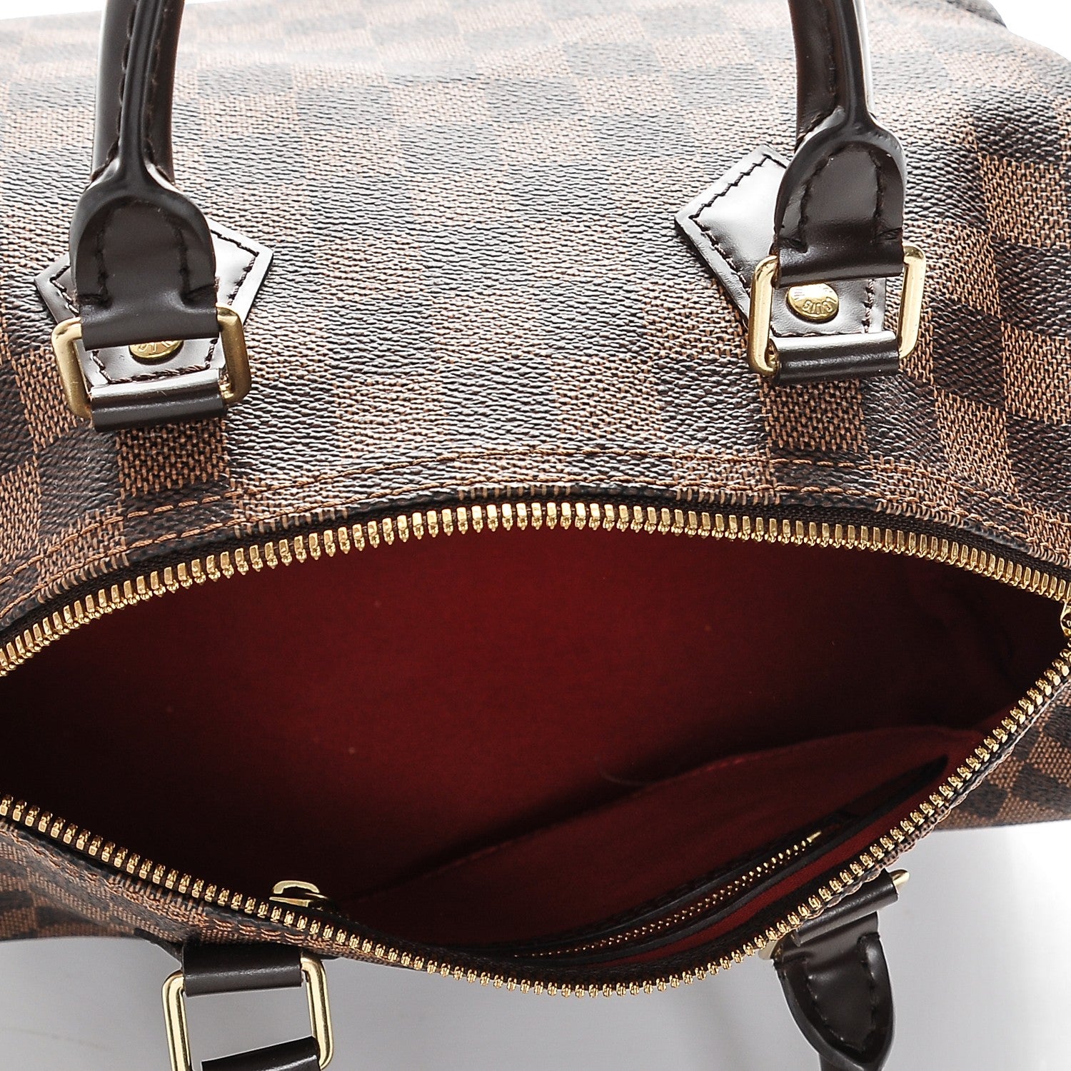 Louis Vuitton Damier Ebene Speedy Bandouliere 25 5 of 7