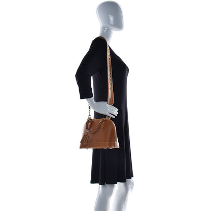 Louis Vuitton Epi Jacquard Alma BB Honey Gold 2 of 8
