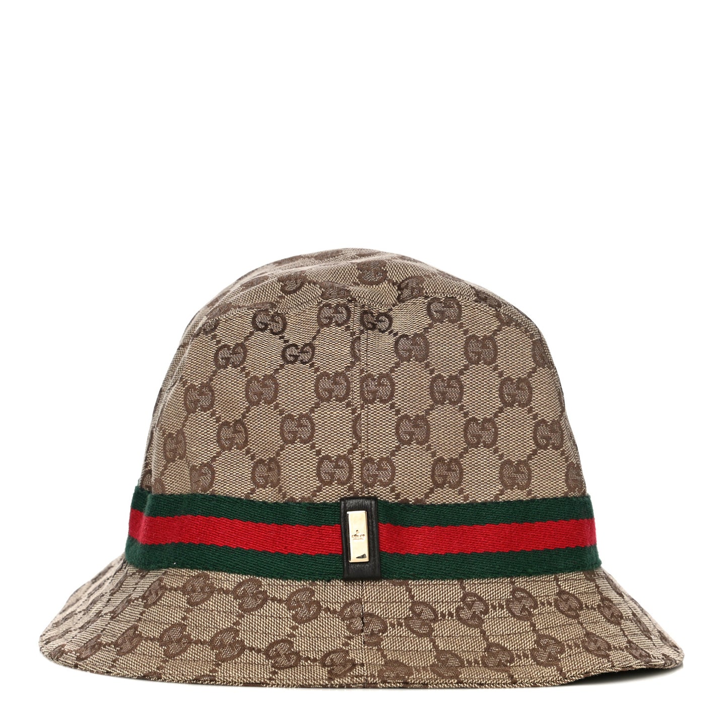 Monogram Web Bucket Hat L Brown