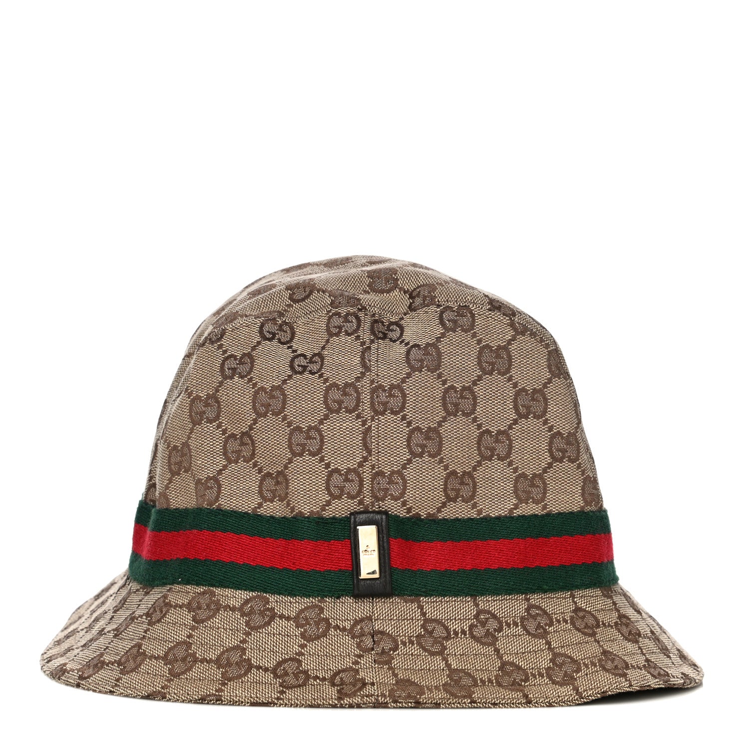 Gucci Monogram Web Bucket Hat L Brown 2 of 6