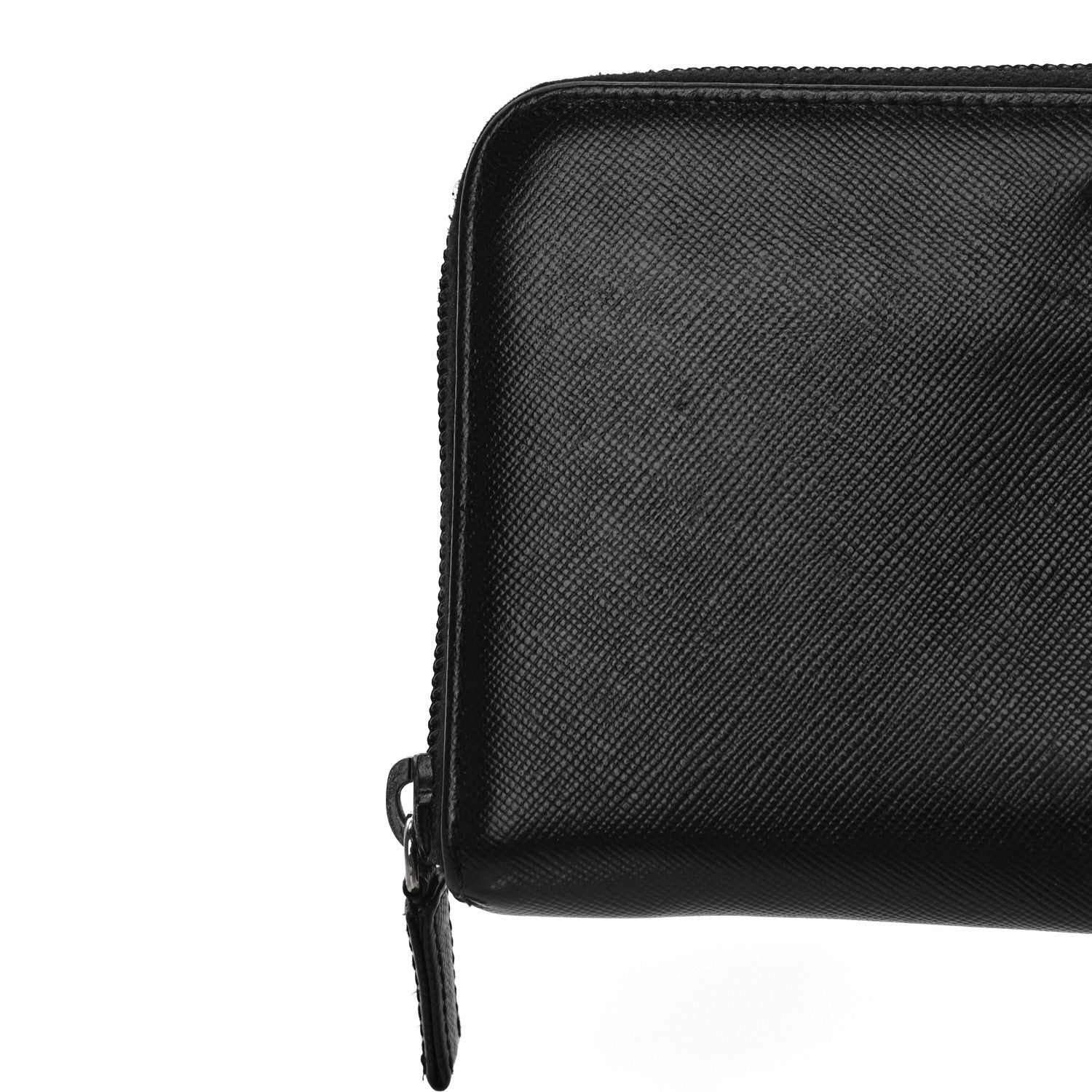Prada Tessuto Nylon Zip Around Wallet Black 8 of 13