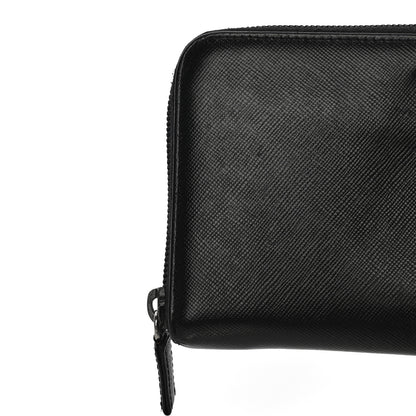Prada Tessuto Nylon Zip Around Wallet Black 8 of 13