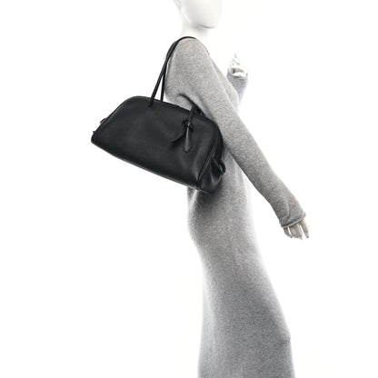 Jacquemus Grained Calfskin The Turismo Soft Bowling Black 2 of 9