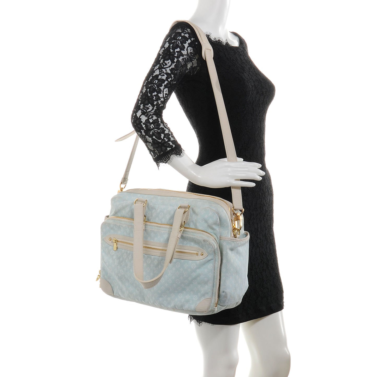 Mini Lin Sac a Langer Diaper Bag Blue