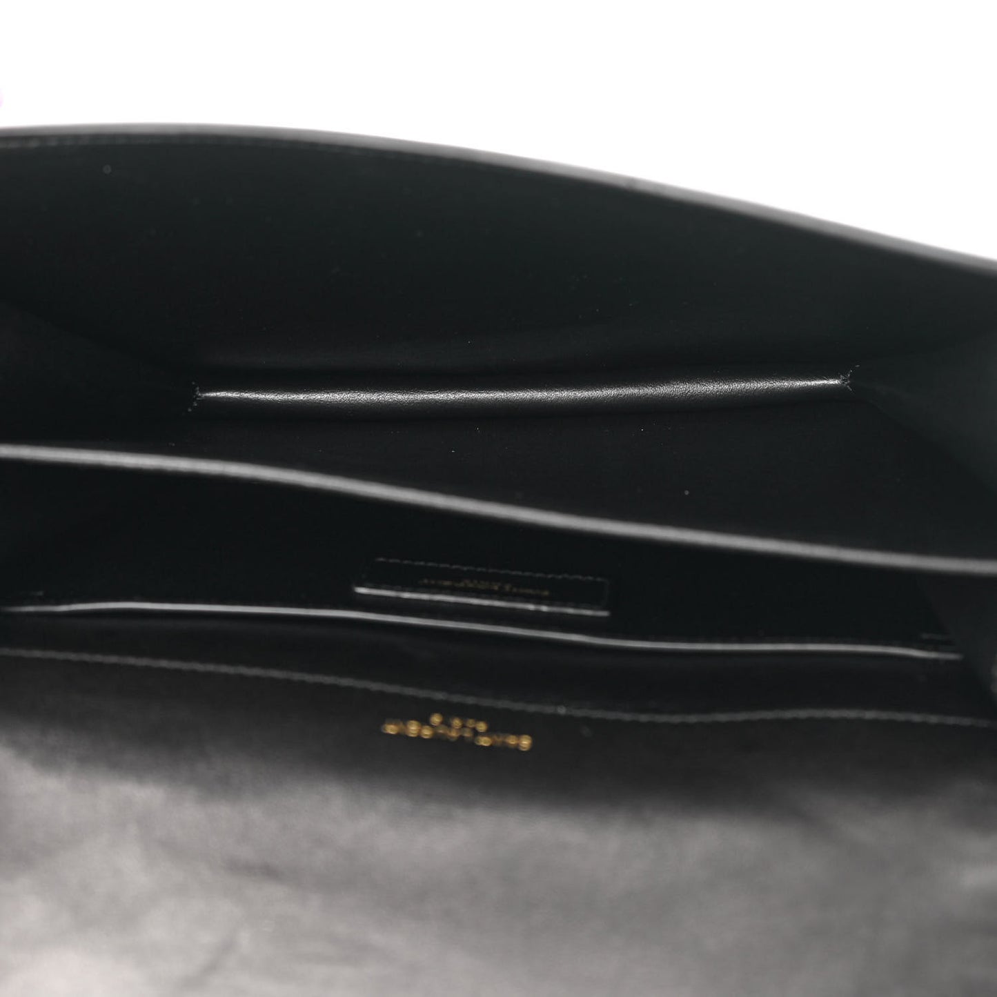 Lambskin Quilted Monogram Medium Solferino Satchel Black