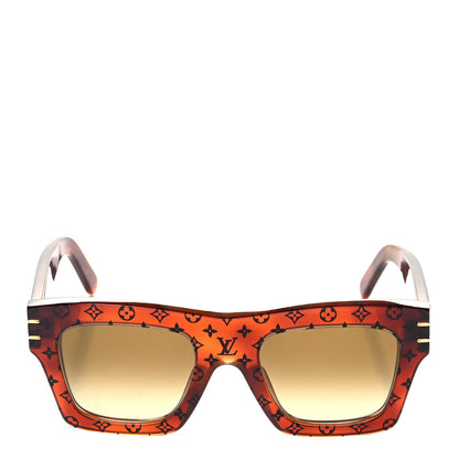 Louis Vuitton Acetate Blade Sunglasses Z1483W Tortoise 2 of 8