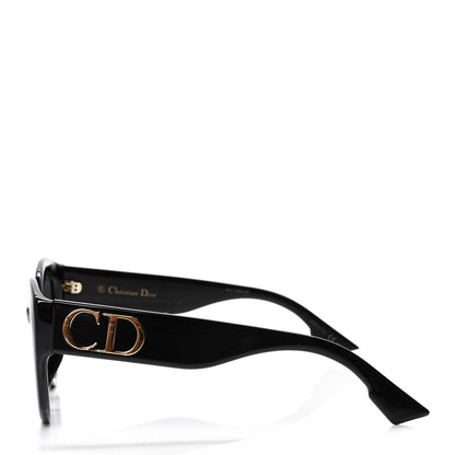 Christian Dior Acetate DDiorF Cat Eye Sunglasses Black 3 of 5
