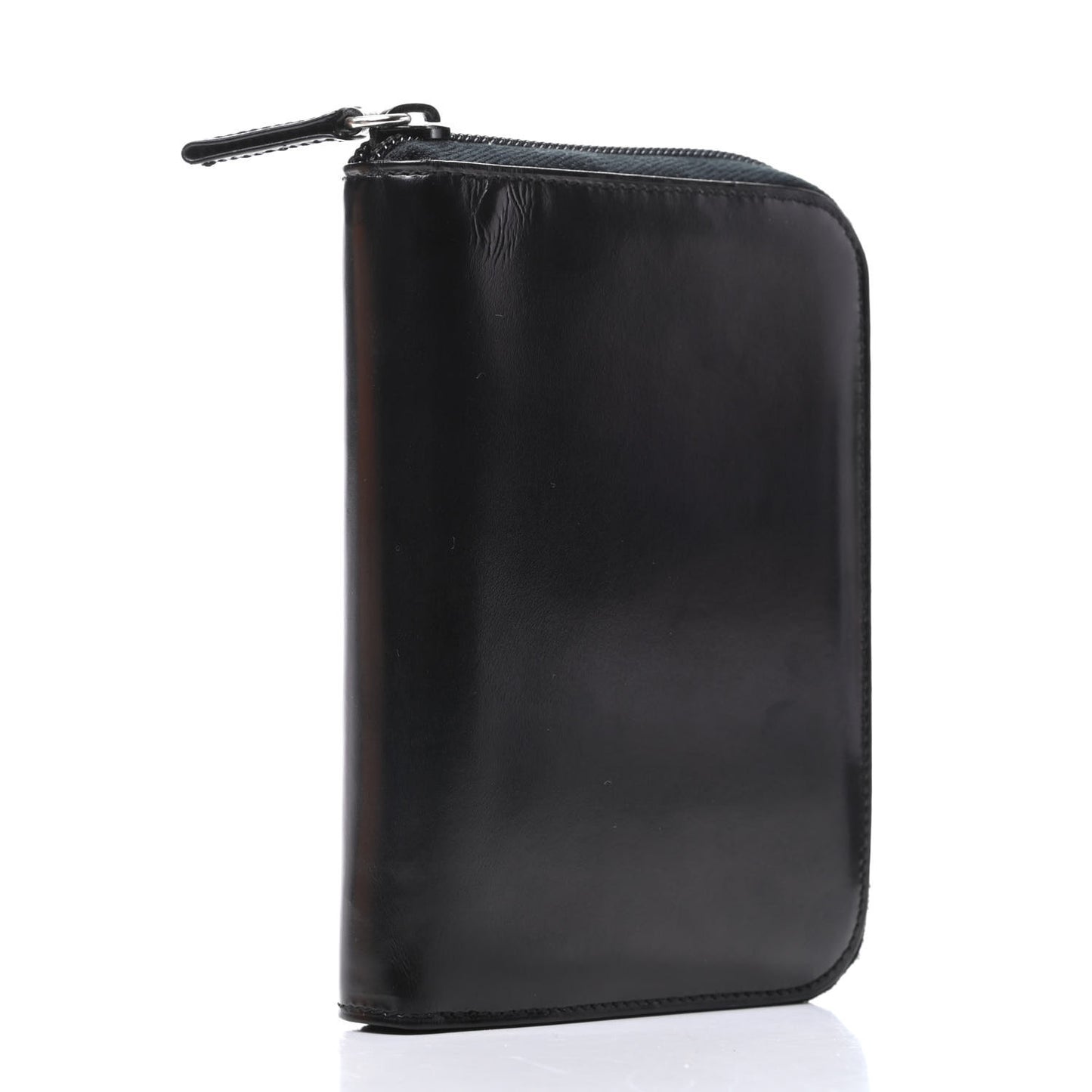 Spazzolato Zip Around Agenda Holder Black
