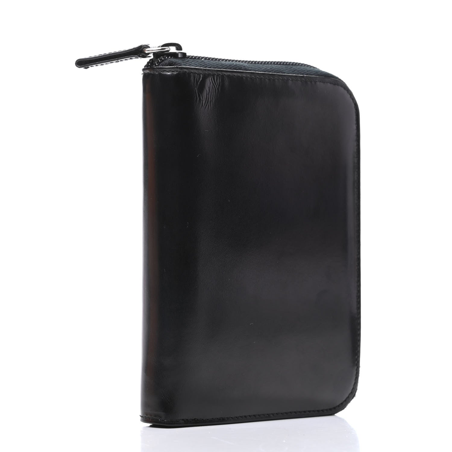 Prada Spazzolato Zip Around Agenda Holder Black 3 of 9