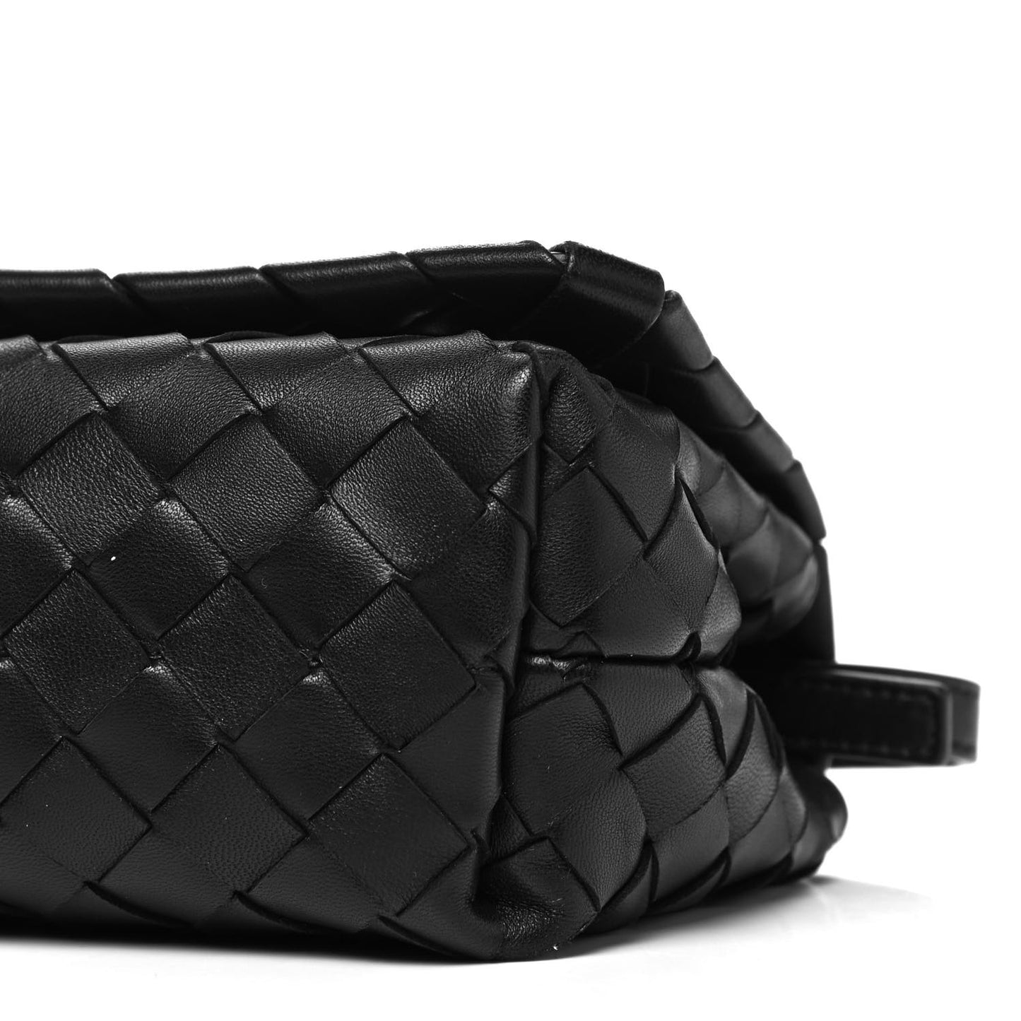 Nappa Intrecciato Mini Crossbody Black