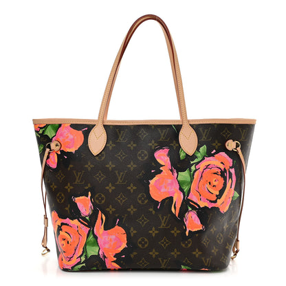 Louis Vuitton Monogram Roses Neverfull MM 1 of 11