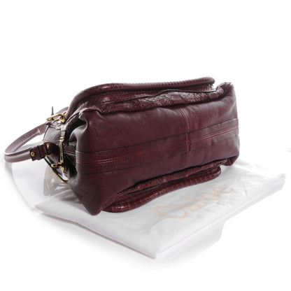Chloe Python Medium Paraty Plum Purple 4 of 9