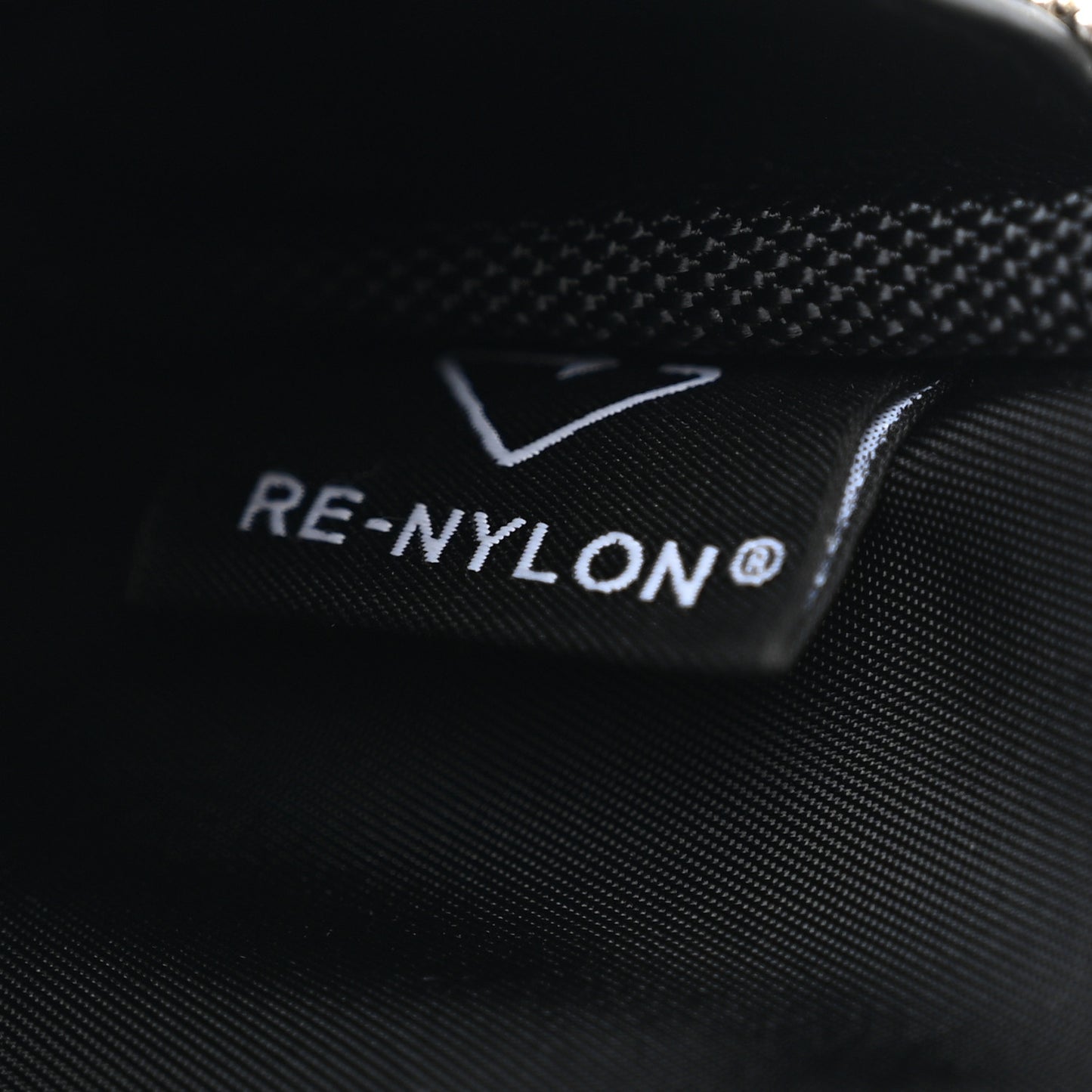 Tessuto Nylon Compact Zip Around Coin Pouch Black