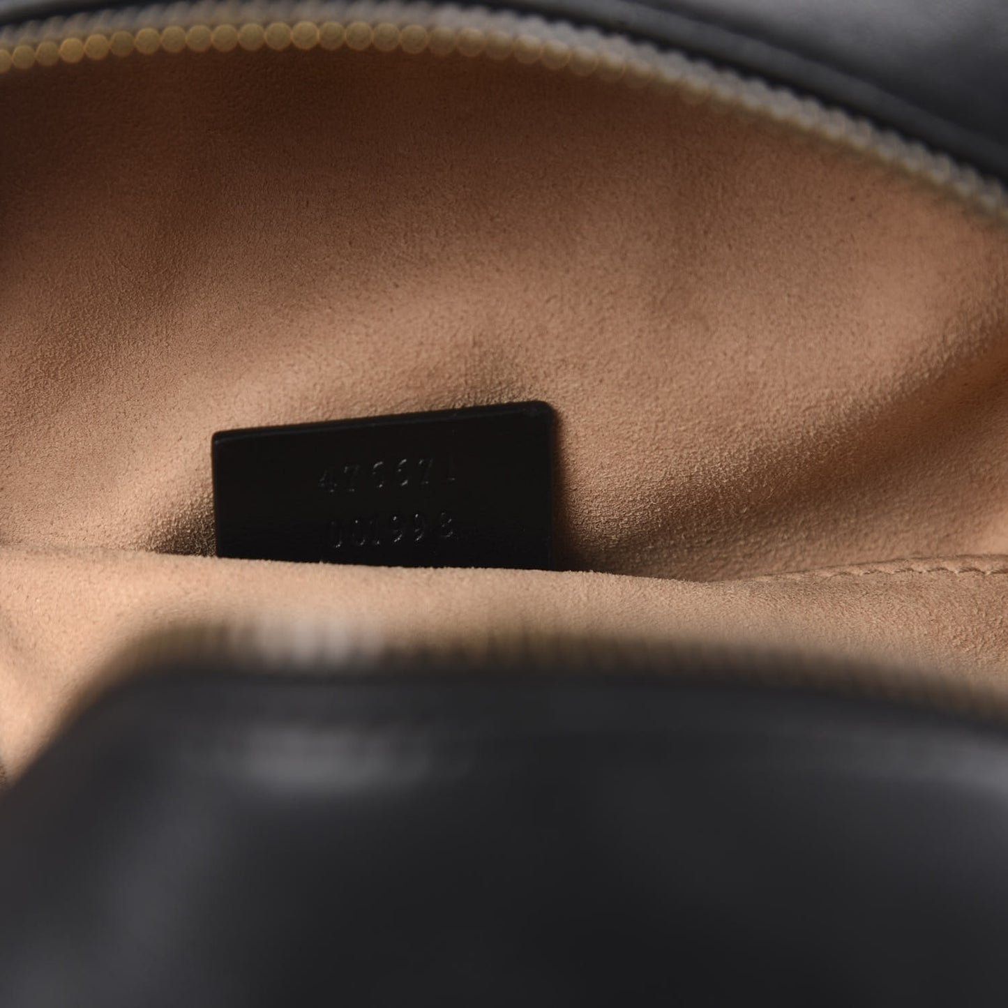 Calfskin Matelasse GG Marmont Dome Backpack Black