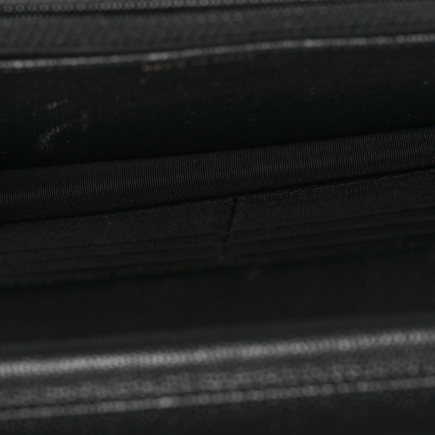 Caviar Quilted Vintage Mademoiselle Wallet On Chain WOC Black