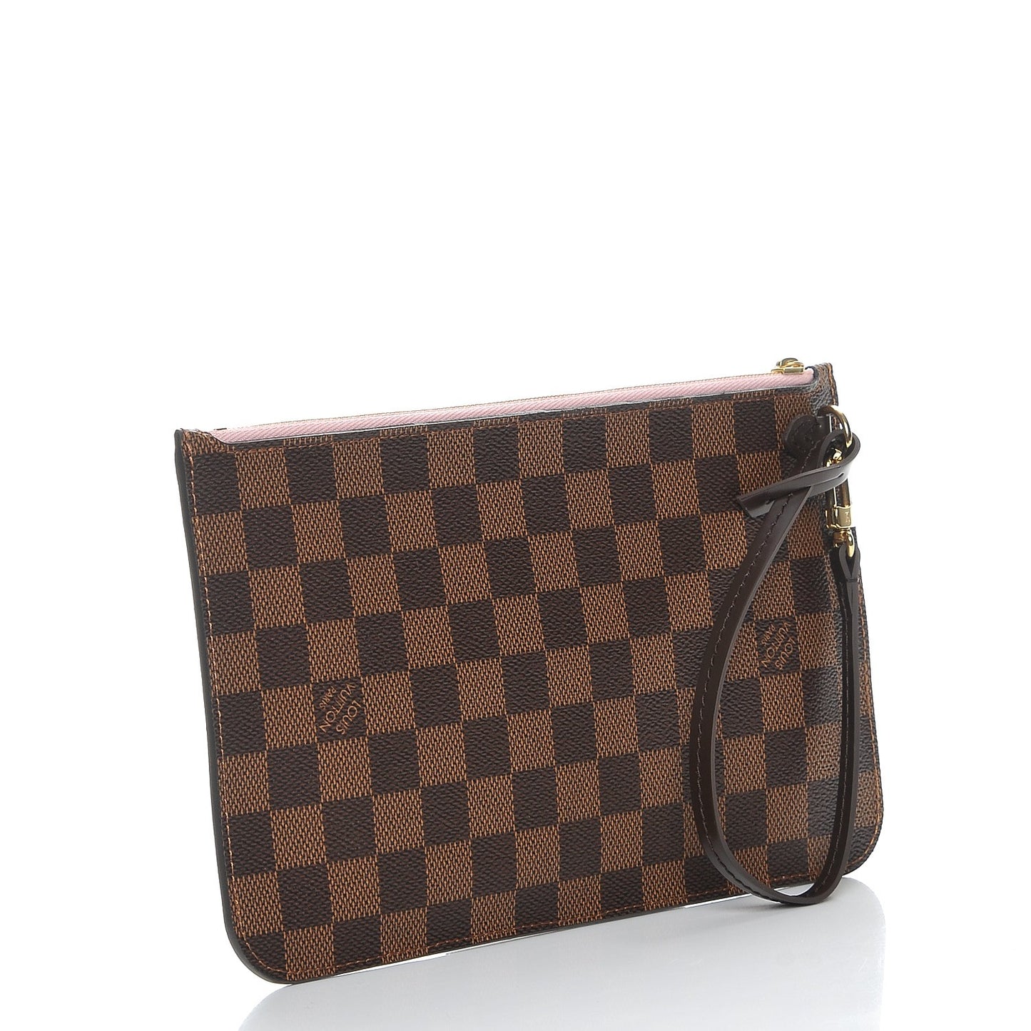 Damier Ebene Neverfull MM GM Pochette Rose Ballerine