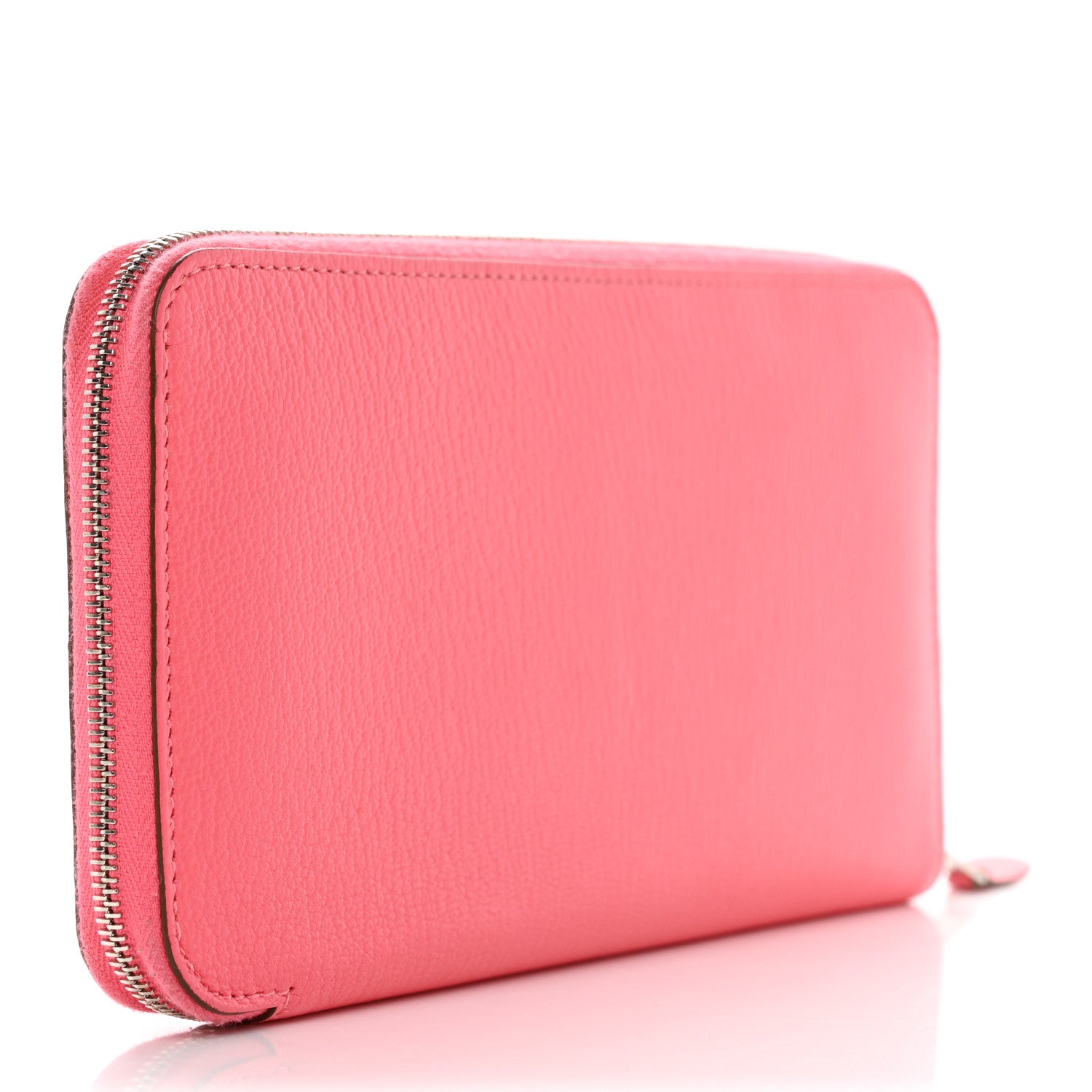 Hermes Chevre Mysore Evelyne Long Wallet Rose Tyrien 3 of 13