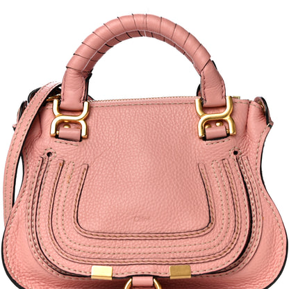 Chloe Calfskin Baby Marcie Satchel Fallow Pink 10 of 13