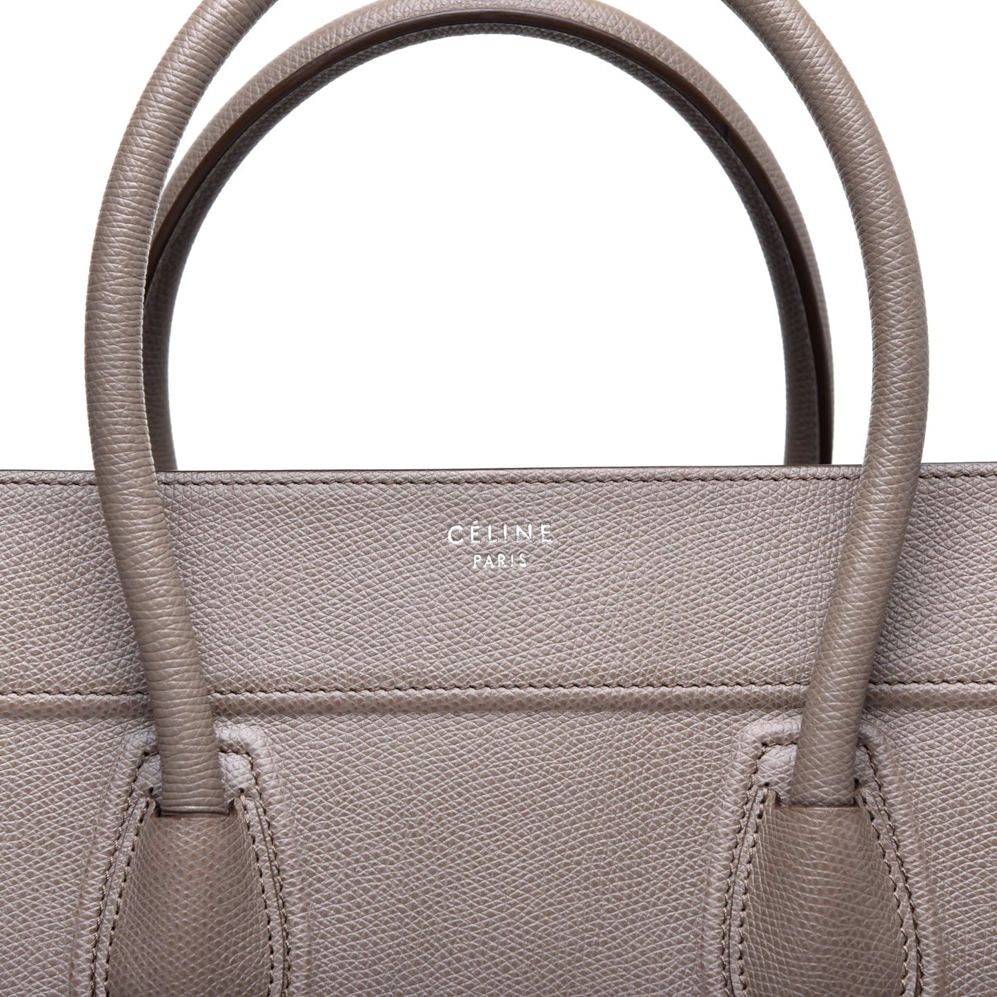 Baby Grained Calfskin Medium Phantom Luggage Taupe