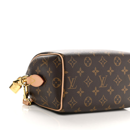 Louis Vuitton Monogram Speedy Bandouliere 20 Black 7 of 9