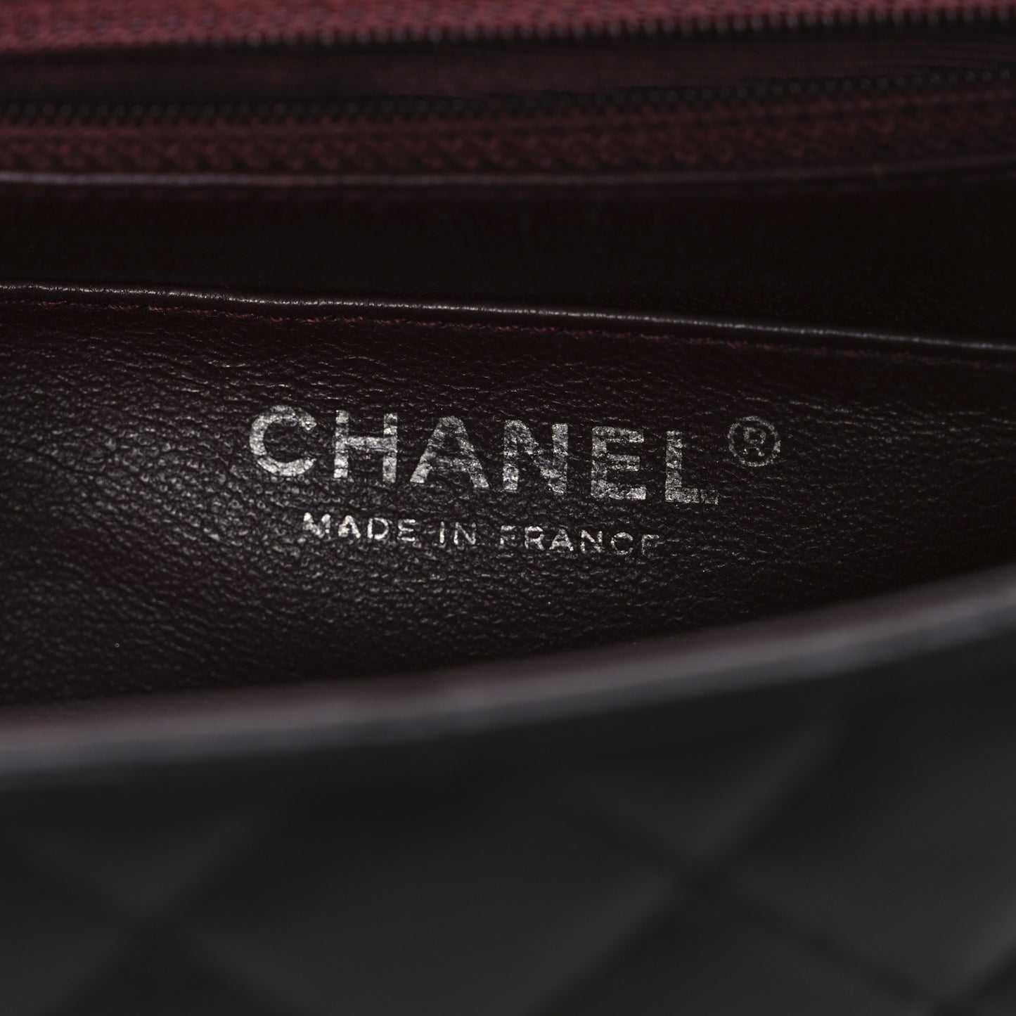 Lambskin Quilted Mini Square Flap Black
