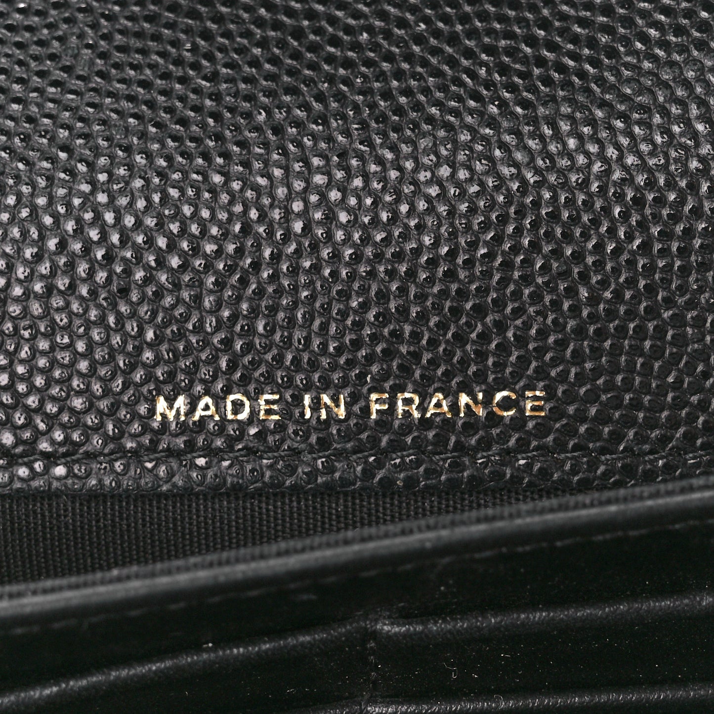 Caviar Quilted Large Boy Gusset Flap Wallet Black