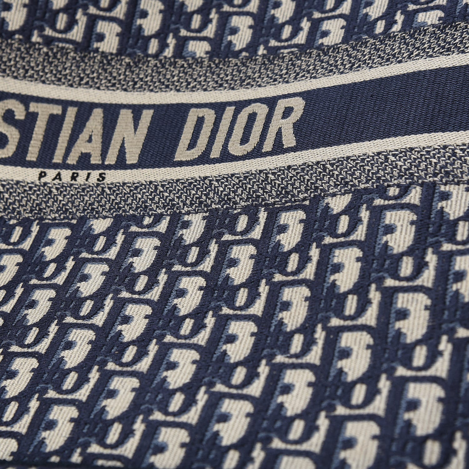 Christian Dior Oblique Book Tote Blue Multicolor 11 of 11