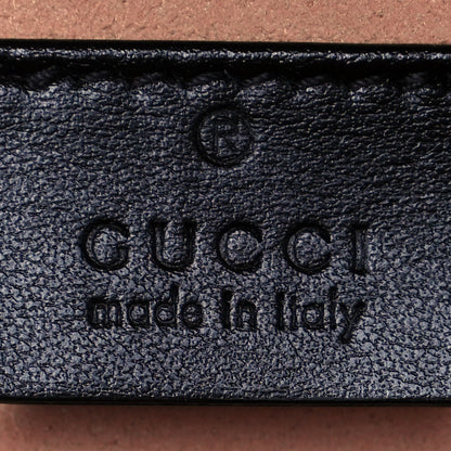 Gucci Calfskin Matelasse Mini GG Marmont Round Backpack Black 5 of 9