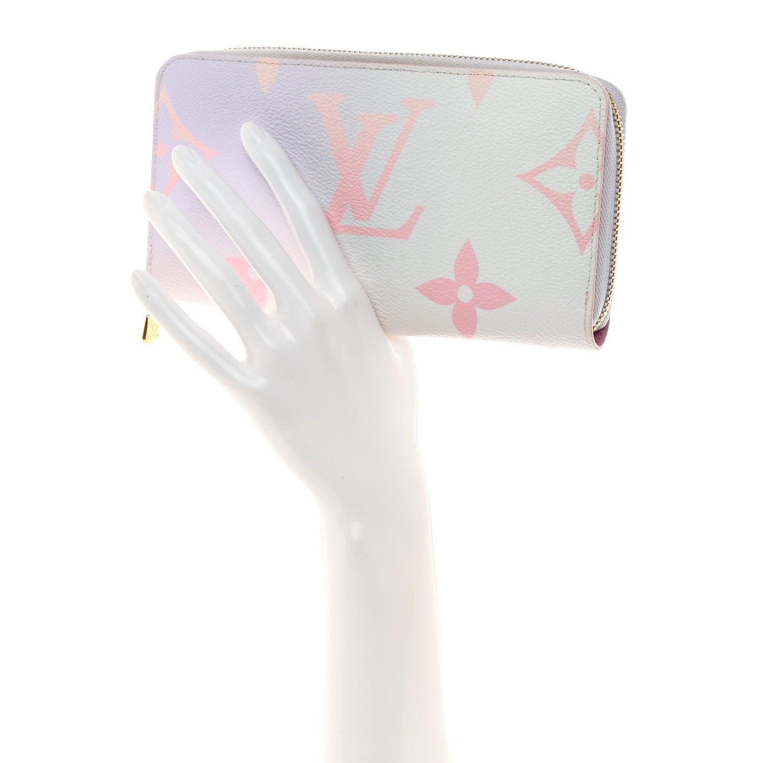 Louis Vuitton Monogram Giant Spring In The City Zippy Wallet Sunrise Pastel 2 of 6