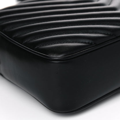 Saint Laurent Calfskin Matelasse Monogram Lou Camera Bag Black 11 of 12