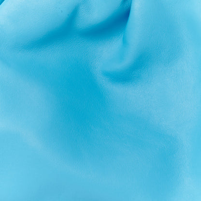 Bottega Veneta Smooth Butter Calf The Pouch Oversized Clutch Sky Blue 9 of 9