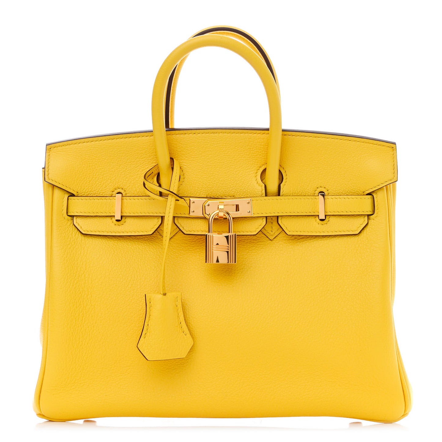 Taurillon Novillo Birkin 25 Jaune De Naples