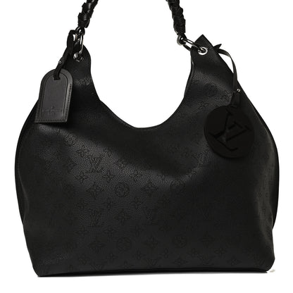 Louis Vuitton Mahina Carmel Hobo Black 8 of 16