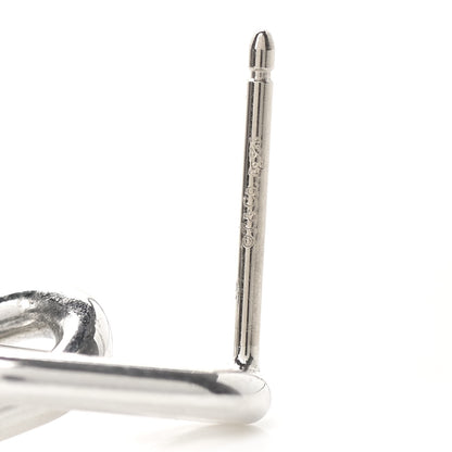 Tiffany Sterling Silver Pearl HardWear Triple Link Earrings 5 of 6