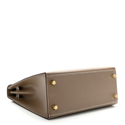 Hermes Epsom Kelly Sellier 25 Etoupe 4 of 10