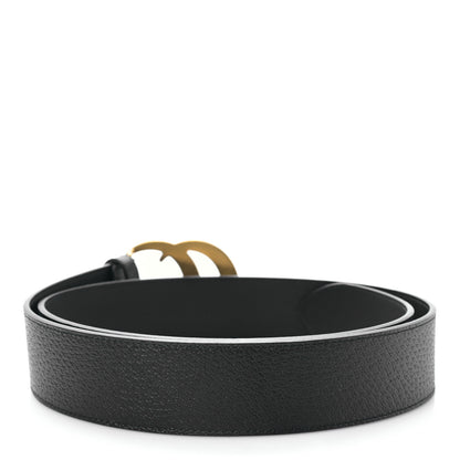 Gucci Textured Calfskin Double G 40mm Belt 95 38 Black 2 of 4