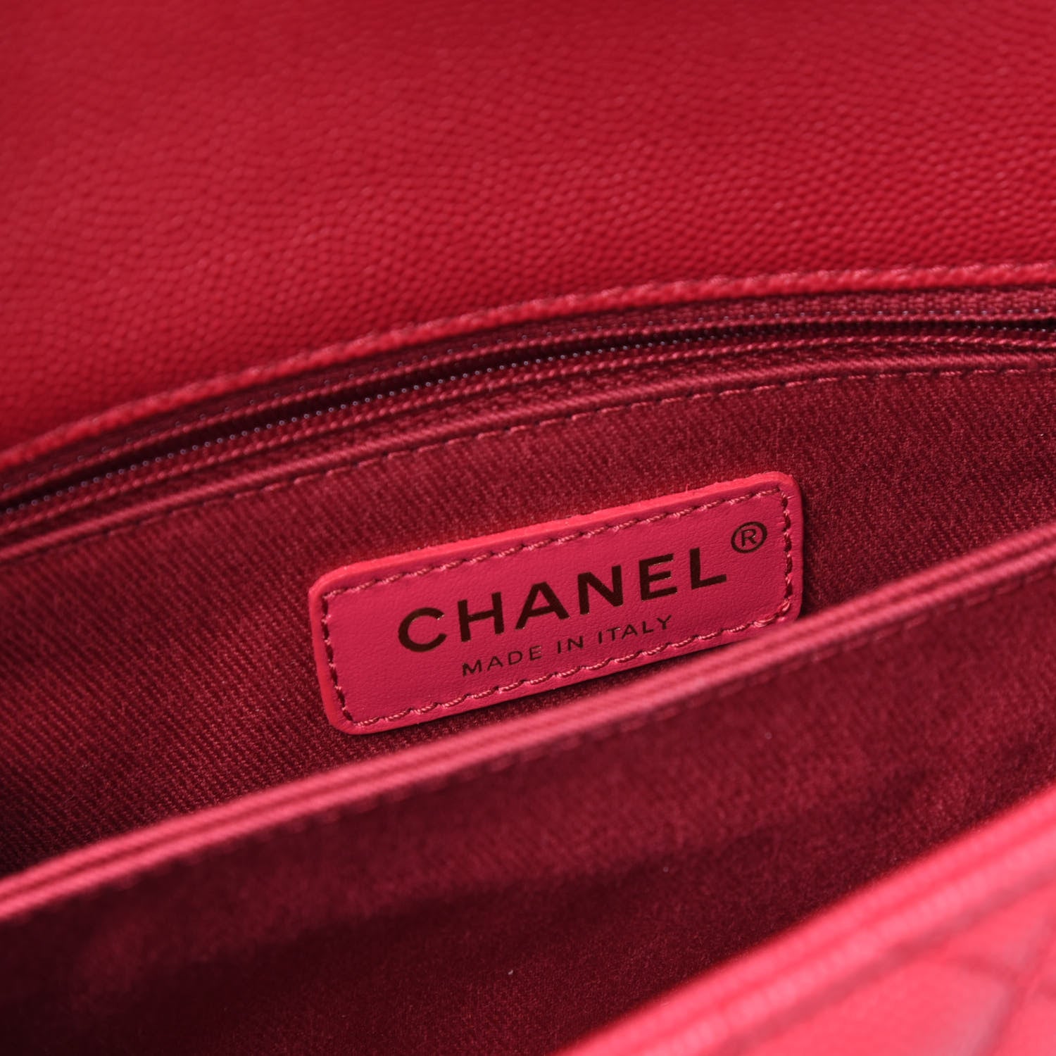Chanel Caviar Quilted Mini Coco Handle Flap Fuchsia 7 of 10