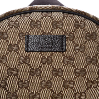 Gucci GG Monogram Travel Backpack Dark Brown 6 of 8