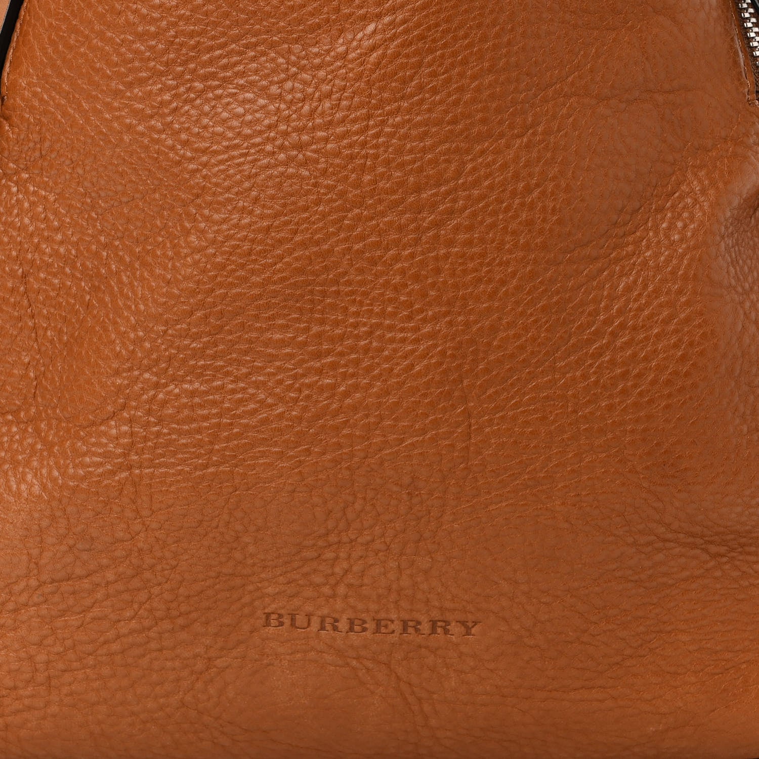 Burberry Grainy Calfskin House Check Medium Maidstone Saddle Brown 8 of 10